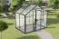 Gewächshaus - Glashaus Mangold L3, gehärtetes Glas 4 mm, Grundfläche: 3,10 m² - Abmessungen: 150 x 220 cm (L x B)