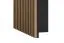 Esstisch Cikarang 11, Farbe: Schwarz / Eiche - Abmessungen: 140 x 80 cm (B x T)