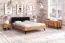 Doppelbett Masterton 01 Kernbuche massiv geölt - Liegefläche: 160 x 200 cm (B x L)