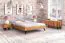 Einzelbett / Gästebett Masterton 03 Kernbuche massiv geölt - Liegefläche: 140 x 200 cm (B x L)