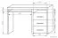 Schreibtisch Kerowagi 14, Farbe: Sonoma Eiche - Abmessungen: 77 x 120 x 60 cm (H x B x T)