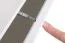 Außergewöhnliche Wohnwand Kongsvinger 83, Farbe: Eiche Wotan / Grau Hochglanz - Abmessungen: 160 x 270 x 40 cm (H x B x T), mit LED-Beleuchtung