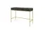 Wohnzimmer Komplett - Set N Worthing, 4-teilig, Farbe: Schwarz / Gold