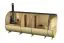 Saunafass Schlafkogel 11 - Abmessungen: 240 x 565 x 248 (B x T x H), Grundfläche: 13,6 m²