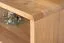 Vitrine Eiche massiv natur Aurornis 07 - Abmessungen: 200 x 50 x 40 cm (H x B x T)