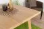 Couchtisch Eiche massiv natur Aurornis 77 - Abmessungen: 100 x 60 x 50 cm (B x T x H)