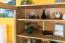 Vitrine Eiche massiv natur Aurornis 11 - Abmessungen: 200 x 142 x 40 cm (H x B x T)