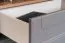 TV-Unterschrank Lotofaga 07, Farbe: Grau / Walnuss - 52 x 177 x 54 cm (H x B x T)
