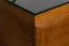 Kommode / Sideboard "Postira" 09, Farbe: Walnuss / Schwarz, teilmassiv - Abmessungen: 82 x 161 x 51 cm (H x B x T)