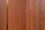 Kommode Mojokerto 04, Farbe: Walnuss / Schwarz - Abmessungen: 121 x 55 x 39 cm (H x B x T)