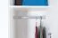 Drehtürenschrank / Kleiderschrank Siumu 37, Farbe: Weiß / Weiß Hochglanz - 224 x 317 x 56 cm (H x B x T)
