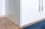 Drehtürenschrank / Kleiderschrank Siumu 28, Farbe: Weiß / Weiß Hochglanz - 224 x 182 x 56 cm (H x B x T)