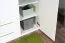 Drehtürenschrank / Kleiderschrank Siumu 37, Farbe: Weiß / Weiß Hochglanz - 224 x 317 x 56 cm (H x B x T)