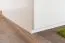 Drehtürenschrank / Kleiderschrank Siumu 28, Farbe: Weiß / Weiß Hochglanz - 224 x 182 x 56 cm (H x B x T)