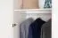 Drehtürenschrank / Kleiderschrank Siumu 25, Farbe: Weiß / Weiß Hochglanz - 224 x 272 x 56 cm (H x B x T)