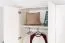 Drehtürenschrank / Kleiderschrank Siumu 25, Farbe: Weiß / Weiß Hochglanz - 224 x 272 x 56 cm (H x B x T)