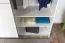 Schwebetürenschrank / Kleiderschrank Siumu 07, Farbe: Weiß / Weiß Hochglanz - 224 x 230 x 61 cm (H x B x T)