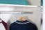 Schwebetürenschrank / Kleiderschrank Siumu 07, Farbe: Weiß / Weiß Hochglanz - 224 x 230 x 61 cm (H x B x T)