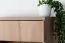 Vitrine Trevalli 3, Farbe: Eiche / Schwarz - Abmessungen: 194 x 90 x 40 cm (H x B x T)