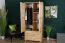 Kleiderschrank Massivholz natur 011 - Abmessung 190 x 90 x 60 cm (H x B x T)