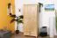 Kleiderschrank Massivholz natur 013 - Abmessung 190 x 80 x 60 cm (H x B x T)