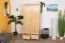 Kleiderschrank Massivholz natur 013 - Abmessung 190 x 80 x 60 cm (H x B x T)