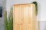Kleiderschrank Holz natur 013 - Abmessung 190 x 90 x 60 cm (H x B x T)