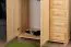 Kleiderschrank Holz natur