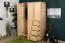 Kleiderschrank Holz natur
