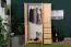 Kleiderschrank Holz natur