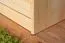 Schuhschrank 005 Kiefer massiv Vollholz natur - Abmessung 80 x 72 x 29 cm (H x B x T)