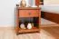 Nachtkommode Kiefer massiv Vollholz Nussfarben Junco 127 - Abmessung: 43 x 40 x 35 cm (H x B x T)