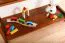 Regal Kiefer massiv Vollholz Nussfarben Junco 57B - 86 x 70 x 30 cm (H x B x T)