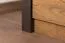 Drehtürenschrank / Kleiderschrank Selun 18, Farbe: Eiche Dunkelbraun / Grau - 197 x 166 x 53 cm (H x B x T)