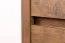 Vitrine Selun 10, Farbe: Eiche Dunkelbraun - 197 x 50 x 43 cm (H x B x T)