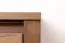 Kommode Selun 02, Farbe: Eiche Dunkelbraun - 80 x 140 x 43 cm (H x B x T)