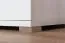 Drehtürenschrank / Kleiderschrank Garim 47, Farbe: Weiß Hochglanz - Abmessungen: 194 x 76 x 35 cm (H x B x T)