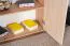 Schrank Curug 19, Farbe: Eiche / Buche hell - Abmessungen: 188 x 90 x 34 cm (H x B x T)