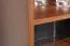 Regal Mojokerto 09, Farbe: Walnuss / Schwarz - Abmessungen: 121 x 60 x 39 cm (H x B x T)