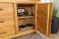 Modernes Wohnzimmer Komplett - Set D Balsa, 6-teilig, gewachst / geölt, Natur Eiche teilmassiv, mit viel Stauraum, gebürstete Oberfläche, Saug- und Wischroboter geeignet