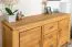 Modernes Wohnzimmer Komplett - Set D Balsa, 6-teilig, gewachst / geölt, Natur Eiche teilmassiv, mit viel Stauraum, gebürstete Oberfläche, Saug- und Wischroboter geeignet