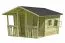 Kinderspielhaus K59 - Abmessungen: 2,26 x 2,40 Meter