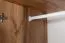 Jugendzimmer - Drehtürenschrank / Kleiderschrank Alard 01, Farbe: Eiche / Weiß - Abmessungen: 195 x 80 x 52 cm (H x B x T)