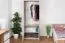 Jugendzimmer - Drehtürenschrank / Kleiderschrank Alard 01, Farbe: Eiche / Weiß - Abmessungen: 195 x 80 x 52 cm (H x B x T)