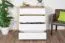 Jugendzimmer - Kommode Alard 05, Farbe: Eiche / Weiß - Abmessungen: 94 x 80 x 40 cm (H x B x T)