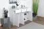 Jugendzimmer - Kommode Alard 06, Farbe: Weiß - Abmessungen: 94 x 120 x 40 cm (H x B x T)