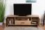TV-Unterschrank Trevalli 7, Farbe: Eiche / Schwarz - Abmessungen: 51 x 155 x 40 cm (H x B x T)