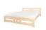 Jugendbett Milo 39 inkl. Lattenrost, Farbe: Natur, massiv - 160 x 200 cm (B x L)