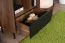 Regal Mairenke 10, Farbe: Walnuss / Schwarz matt - Abmessungen: 191 x 59 x 40 cm (H x B x T)