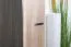 Drehtürenschrank / Kleiderschrank Sichling 17, Rahmen Links, Farbe: Eiche Braun - Abmessungen: 193 x 50 x 58 cm (H x B x T)